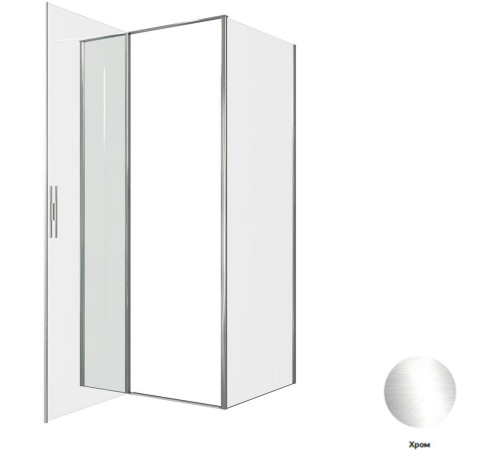 Душевой уголок Allen Brau Priority 100x80 3.31028.00 + 3.31040.00 хром