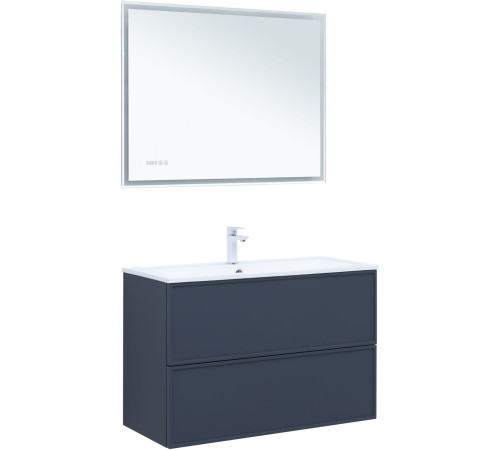 Тумба под раковину Aquanet Арт 100 маренго