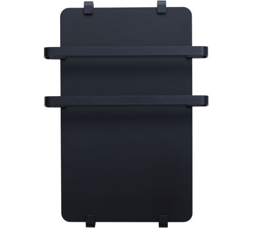 Полотенцесушитель электрический Allen Brau Infinity 60x44 с рейлингом 2.0 и креплением, черный матовый