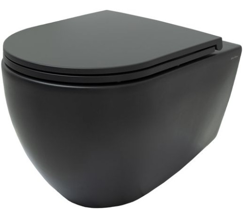Чаша подвесного унитаза Allen Brau Reality 4.32006.31 черный матовый