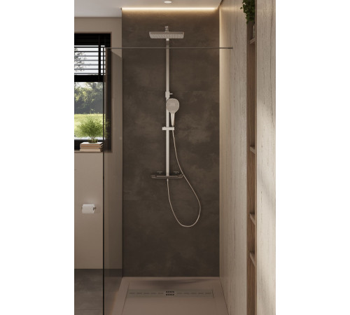 Душевая перегородка Allen Brau Infinity 1 140 3.21028.BBA.T черный браш