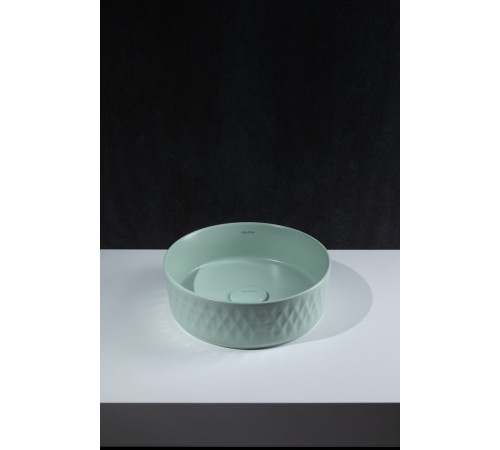 Раковина накладная Allen Brau Fantasy Romb 36 4.11033.MT мятный