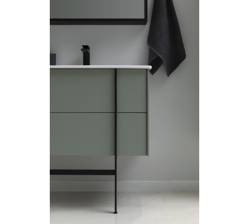 Тумба под раковину Allen Brau Reality 100 1.32007.CGM олива матовый