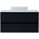 Тумба под раковину Allen Brau Activity 120 1.34007.AM антрацит матовый/черный браш