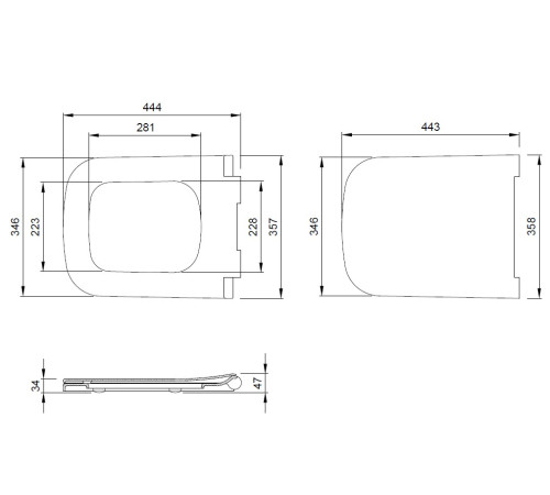 Крышка-сиденье для унитаза Allen Brau Infinity 4.21014.31 черный матовый