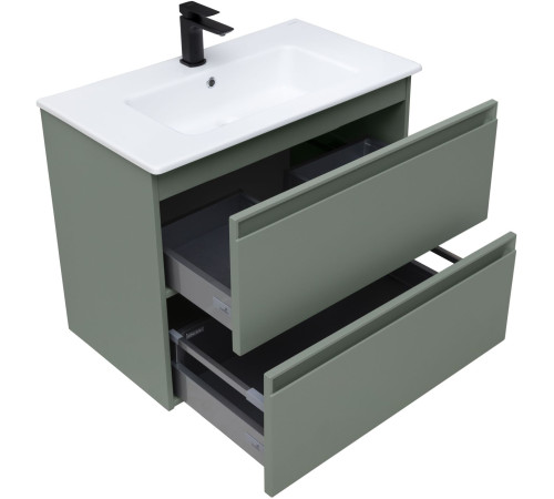 Тумба под раковину Allen Brau Eclipse 80 1.E1002.CGM олива матовый