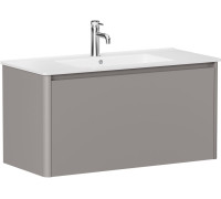 Тумба под раковину Allen Brau Gravity 100 1.370014.PGM платина матовый