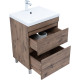 Тумба под раковину Aquanet Нота New 60 напольная, дуб веллингтон табак