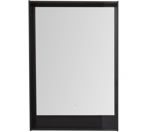 Зеркало Aquanet Милан 60 LED черный глянец