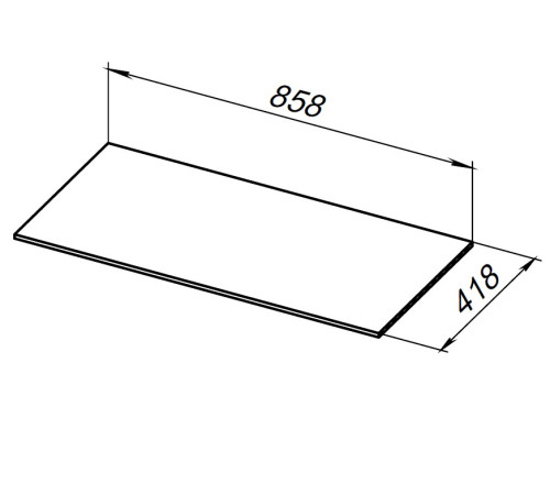 Столешница Allen Brau Liberty 90 1.330012.B-S бежевый структ