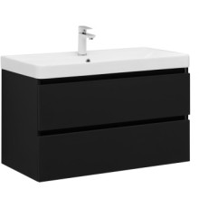 Тумба под раковину Aquanet Вега 2.0 90 черный