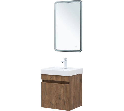 Тумба под раковину Aquanet Оптима 50 дуб рустикальный