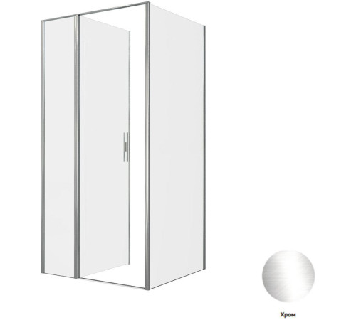 Душевой уголок Allen Brau Priority 100x90 3.31028.00 + 3.31043.00 хром