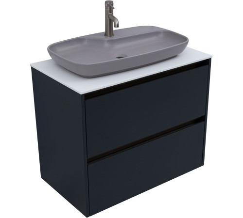 Тумба под раковину Allen Brau Activity 80 1.34012.AM антрацит матовый/олива браш