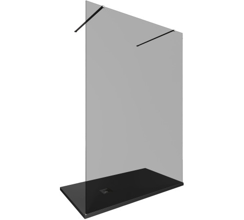 Душевая перегородка Allen Brau Infinity 2 140 3.21050.BA.T серебро браш