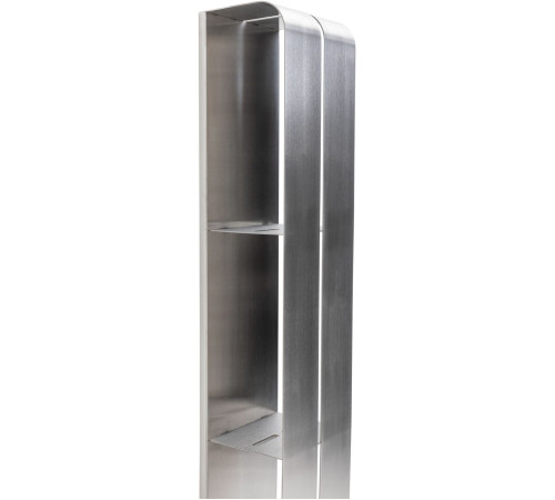 Полка Aquanet Магнум 15x100 сталь браш, вертикальная