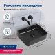 Раковина накладная Aquanet Perfect-1-MB 40,5 черный матовый