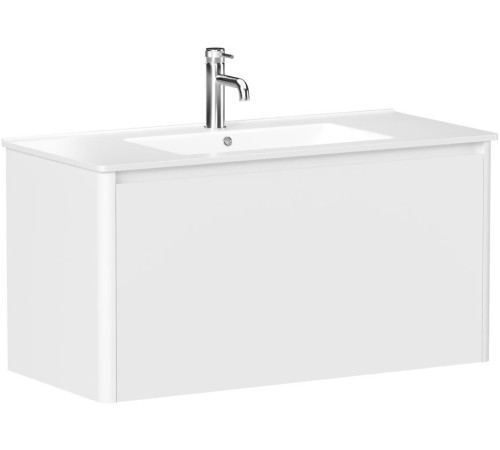 Тумба под раковину Allen Brau Gravity 100 1.370014.WM белый матовый