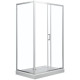 Душевая дверь Aquanet SD-1200A 120, прозрачное стекло