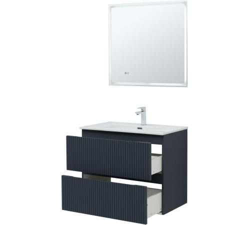 Тумба под раковину Aquanet Джейн (Flat) 80 маренго