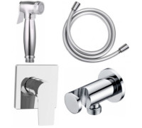 Набор смесителя с гигиеническим душем Aquanet Static 1.02 (с внутренней частью)