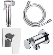 Набор смесителя с гигиеническим душем Aquanet Static 1.02 (с внутренней частью)