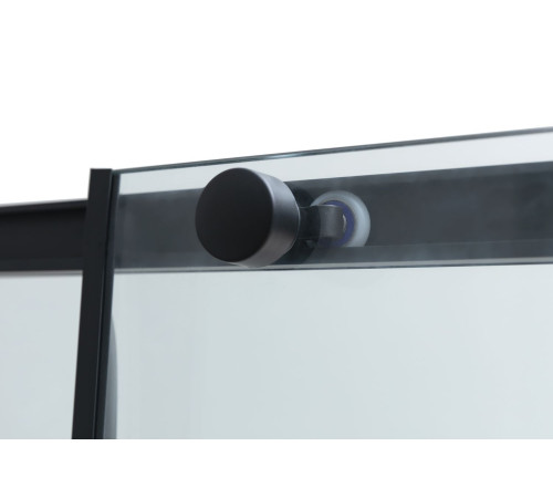 Душевая дверь Aquanet Pleasure Evo 140 AE65-N140-BT профиль черный, прозрачное стекло