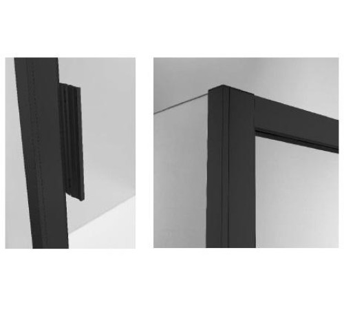 Душевая дверь Aquanet Pleasure AE60-N-160H200U-BT 160, прозрачное стекло