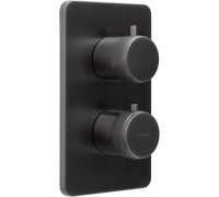 Смеситель для ванны Allen Brau Priority 5.31314-MG (с внутренней частью, 3 выхода) графит браш