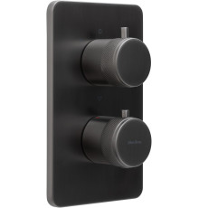 Смеситель для ванны Allen Brau Priority 5.31314-MG (с внутренней частью, 3 выхода) графит браш