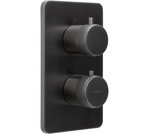 Смеситель для ванны Allen Brau Priority 5.31314-MG (с внутренней частью, 3 выхода) графит браш