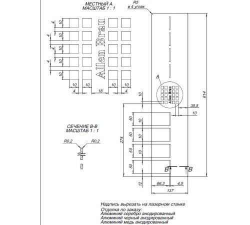 Накладка для сифона Allen Brau Infinity 8.210N5-SS нержавеющая сталь