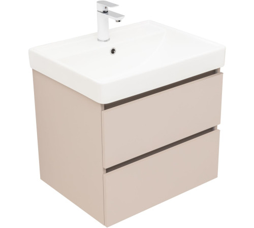 Тумба под раковину Aquanet Вега 2.0 60 бежевый