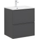 Тумба под раковину Aquanet Арт 60 ясень графит