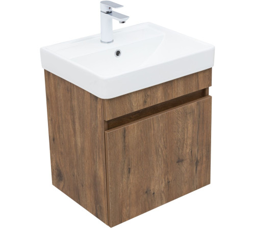 Тумба под раковину Aquanet Оптима 50 дуб рустикальный