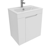 Тумба под раковину Aquanet Практика 60 белый матовый