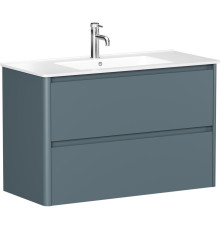 Тумба под раковину Allen Brau Gravity 100 1.370010.BGM синий матовый
