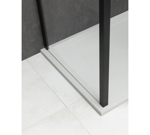 Душевой уголок Allen Brau Priority 100x100 3.31006.BBA + 3.31021.BBA черный браш