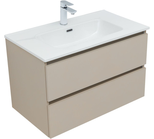 Тумба под раковину Aquanet Вега 2.0 80 бежевый