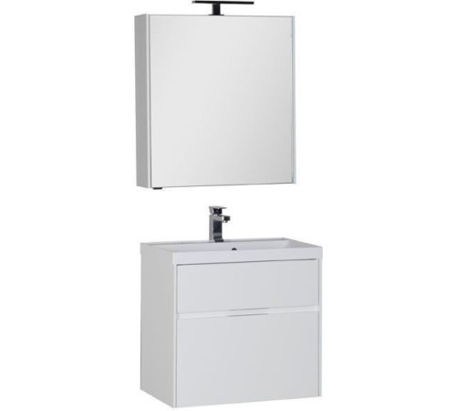 Мебель для ванной Aquanet Латина 70 белый (2 ящика)