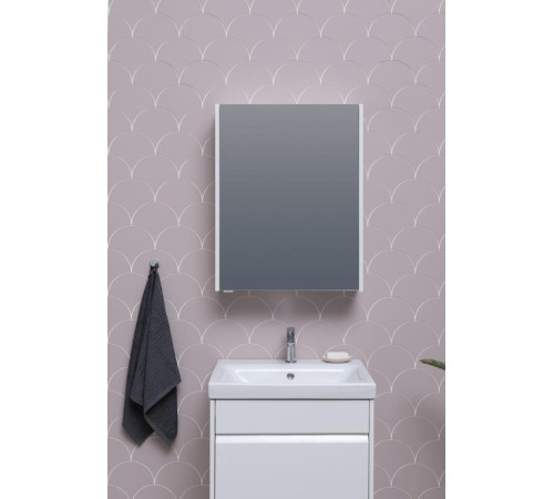 Зеркальный шкаф Aquanet Палермо 60 белый