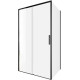 Душевой уголок Aquanet Pleasure Evo 110x80 AE65-110x80-BT профиль черный, прозрачное стекло