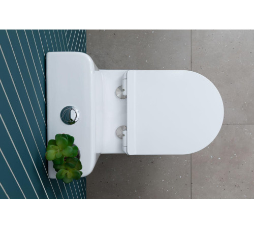 Чаша напольного унитаза Aquanet Rimless Roll 2-C CL-12289