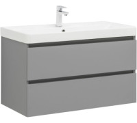 Тумба под раковину Aquanet Вега 2.0 90 мисти грин