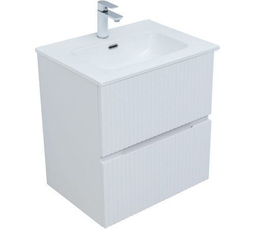 Тумба под раковину Aquanet Джейн 60 белый матовый