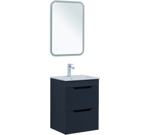 Тумба под раковину Aquanet Практика 50 маренго (2 ящика)