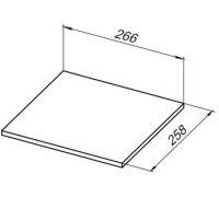 Полка для стеллажа Allen Brau Liberty 30 1.33009.M мрамор