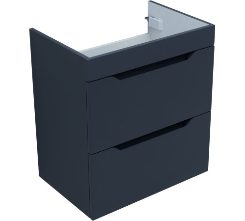 Тумба под раковину Aquanet Практика 60 маренго (2 ящика)