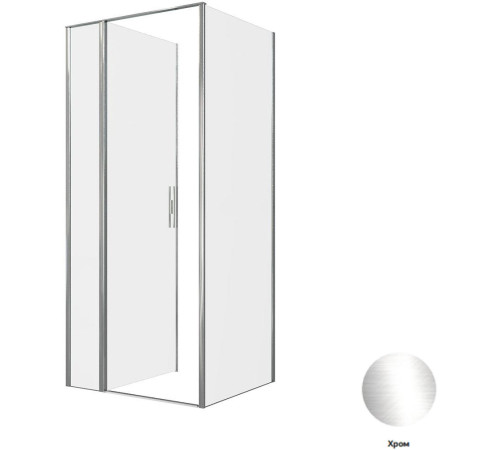 Душевой уголок Allen Brau Priority 90x80 3.31025.00 + 3.31040.00 хром