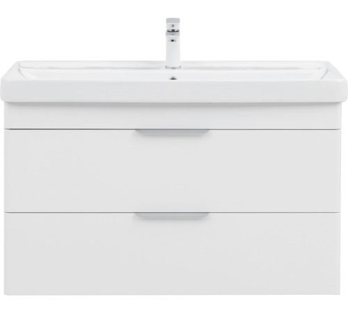 Тумба под раковину Aquanet Ирис New 100 белый глянец